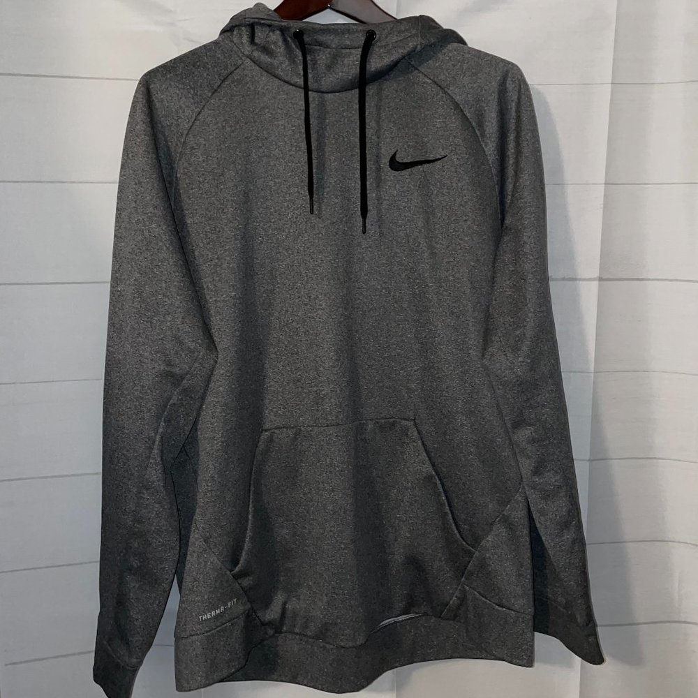Nike Therma Fit Hoodie Grey  Men's Size XLarge